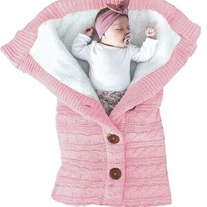 NWT XMWEALTHY baby  Swaddle Blanket Color Pink